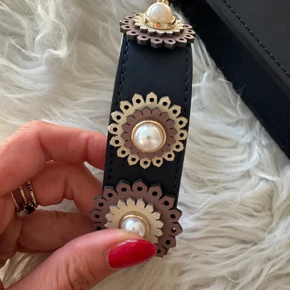 ZAC Zac Posen Navy Clutch with Embellished Strap - Picture 8 of 8